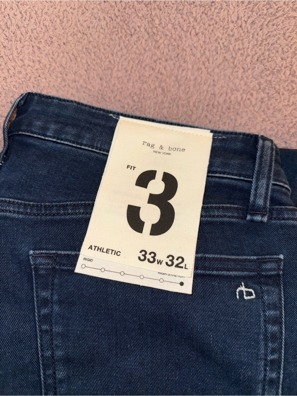 NWT Men’s Rag & Bone Jeans Fit 3